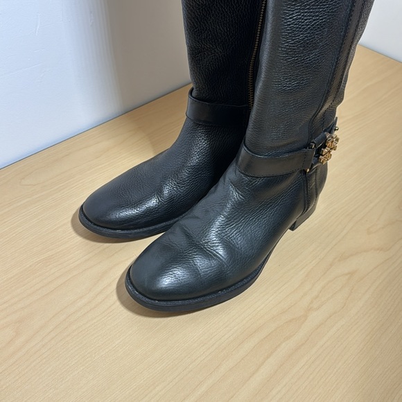 Tory Burch Black Leather Boots - Picture 3 of 13